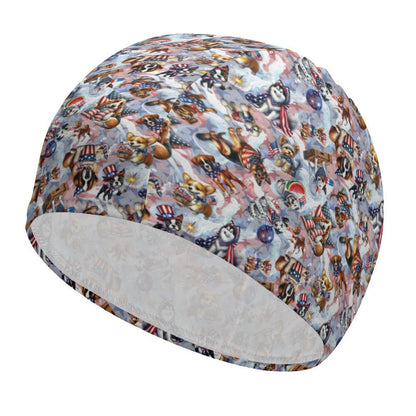 8 Patriot Designs, Adult Swimming Cap