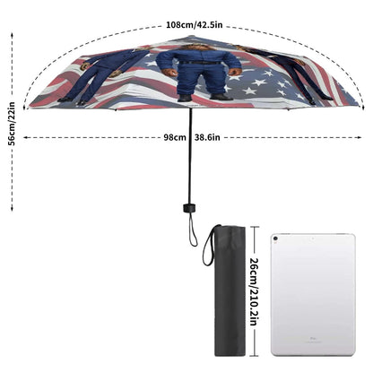 Armed Forces Sasquatch / Bigfoot Designs 38” UV Protection, Water Wicking Umbrella