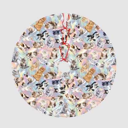 10 Animal Designs, Plush Christmas Tree Skirt