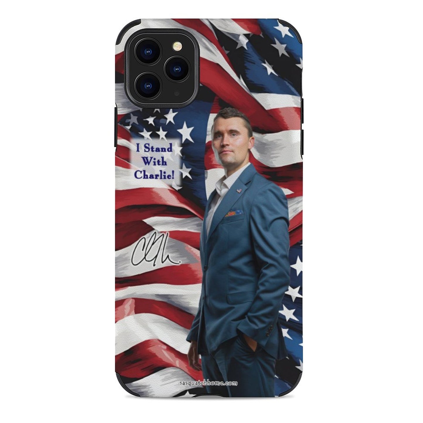 Charlie Kirk Memorial, Microfiber iPhone Case for iPhone 11 Series