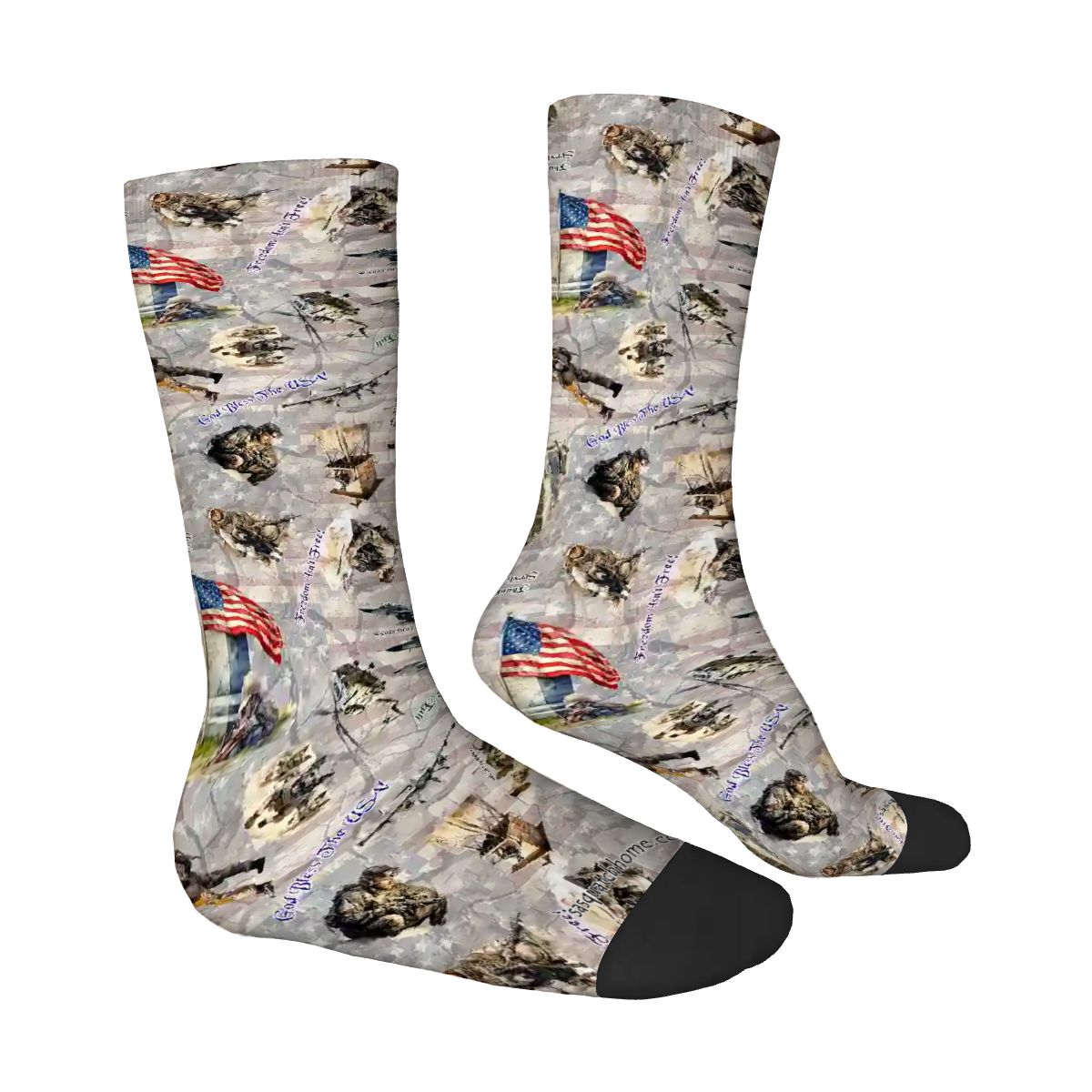 20 Misc Designs, Polyester Crew Socks