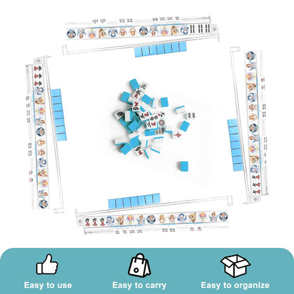 Fairy / Angel Designs, 4 Artistic Mahjong Tile Pusher Racks