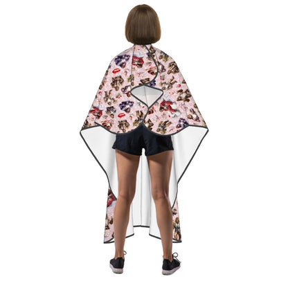 Adult Hair Cutting Cape - 19 Bigfoot / Sasquatch Designs - Valentine, St Patrick, Christmas, cowboy