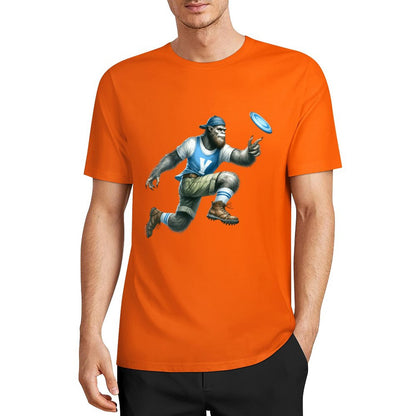 DTF 160gsm Cotton Men's Short Sleeve T-shirt (Front Printing)