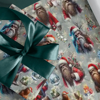 20 Bigfoot / Sasquatch Designs, 3 Pack Gift Wrapping Paper Sheets