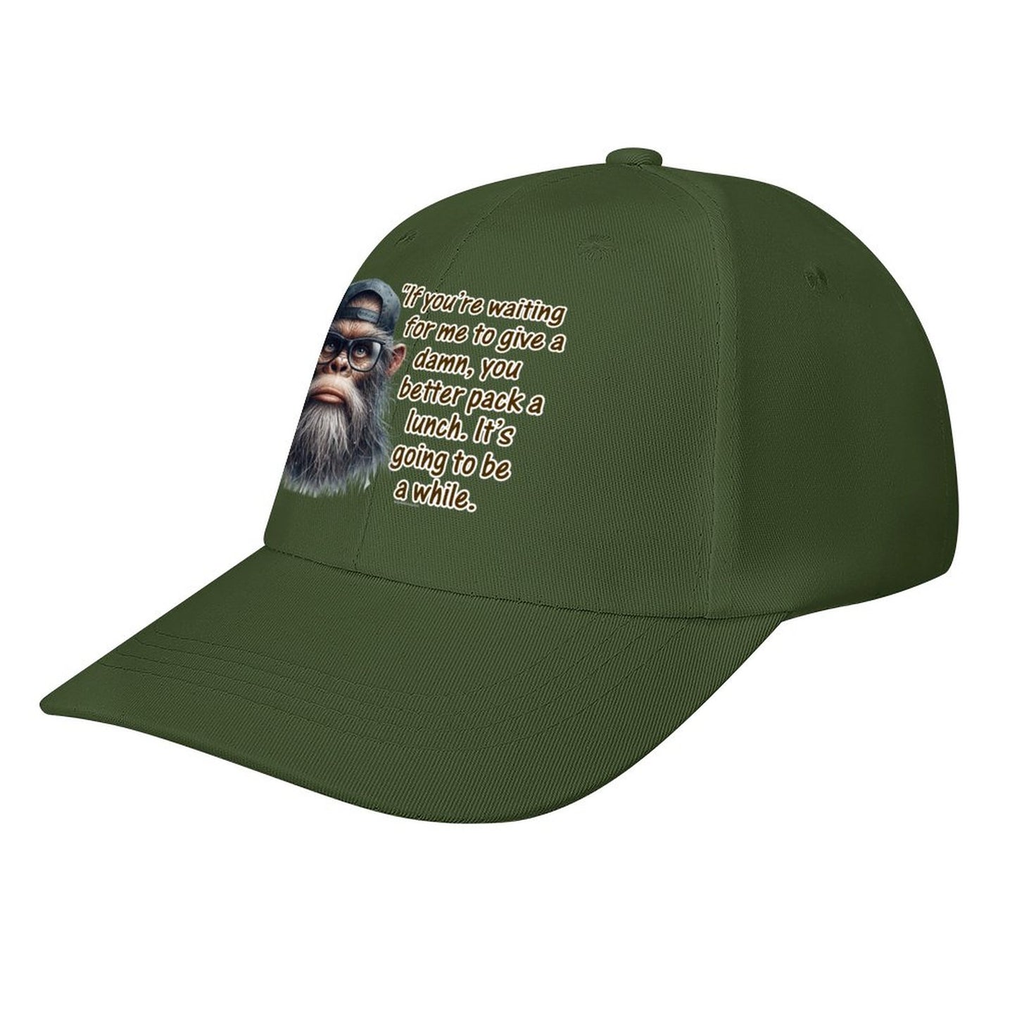 Bigfoot, Sasquatch “If you're waiting..", Baseball Cap – 8 Colors