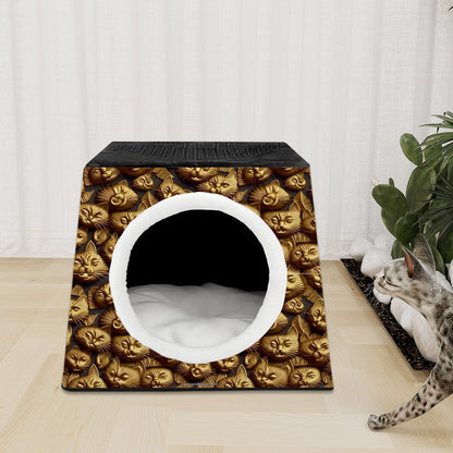 Gold Cats, Space Capsule Pet Bed