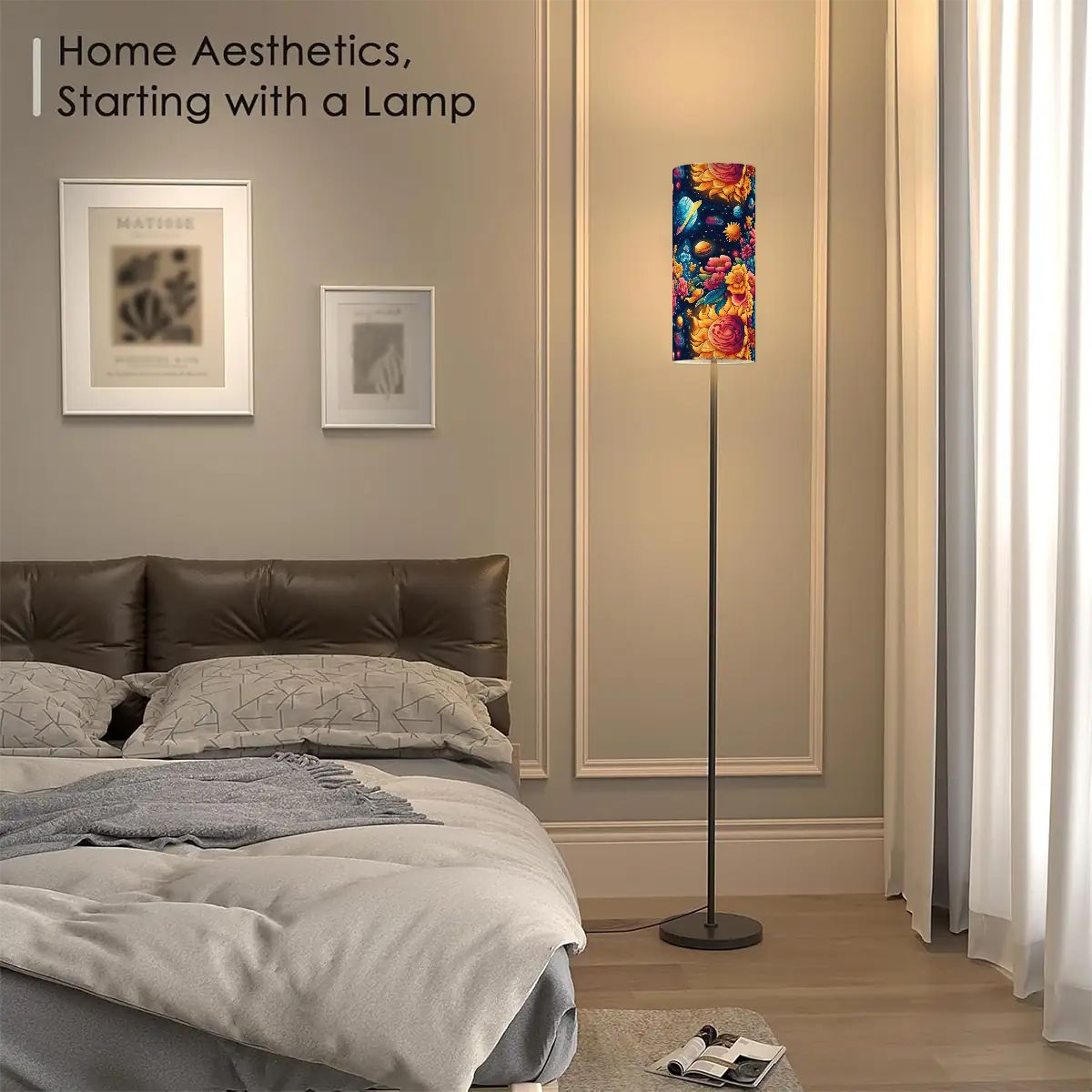 12 Galaxy Designs, Floor Lamp Modern Standing Lamp (Made in USA)