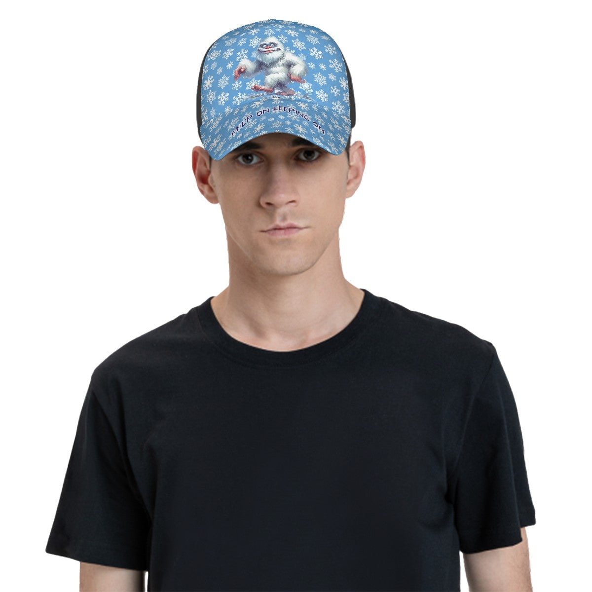 Bigfoot, Sasquatch, Yeti, "Keep on keeping on", Baseball Cap, Polyester Twill