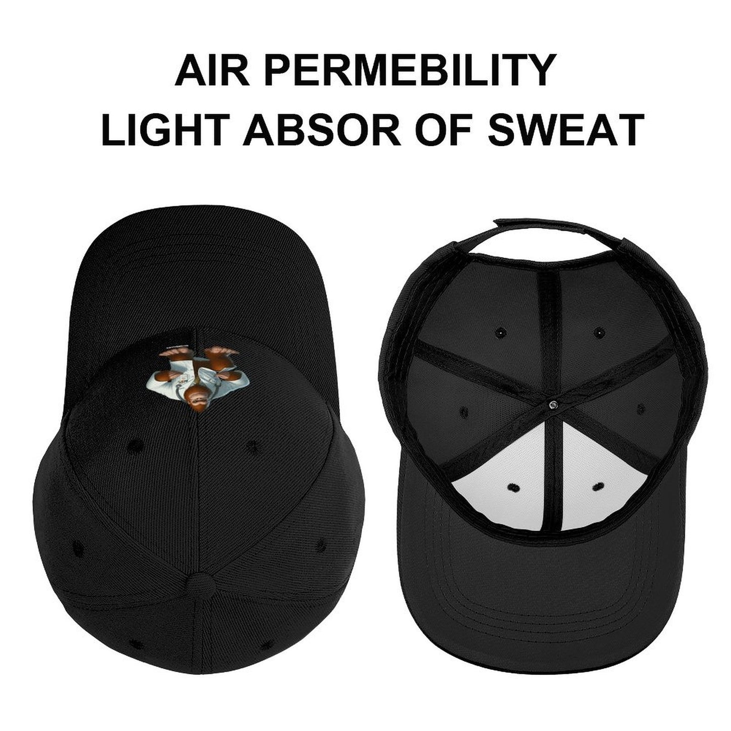 Bigfoot, Sasquatch Doctor Polyester Baseball Cap