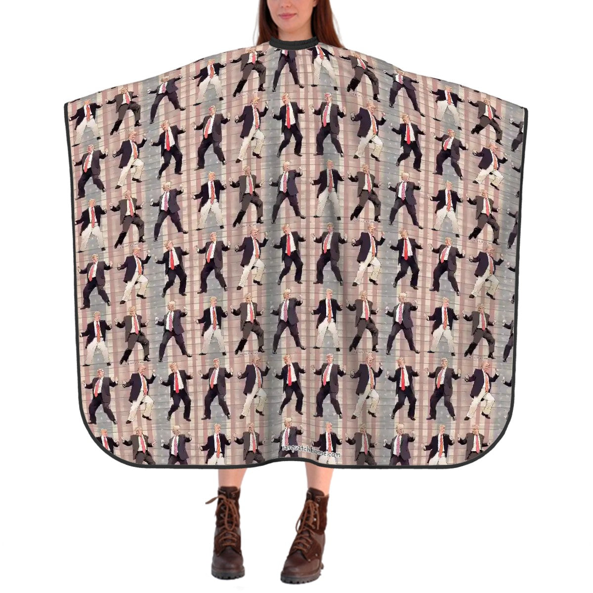 Adult Hair Cutting Cape -Donald Trump Dancing, MAGA 19 DESIGNS!