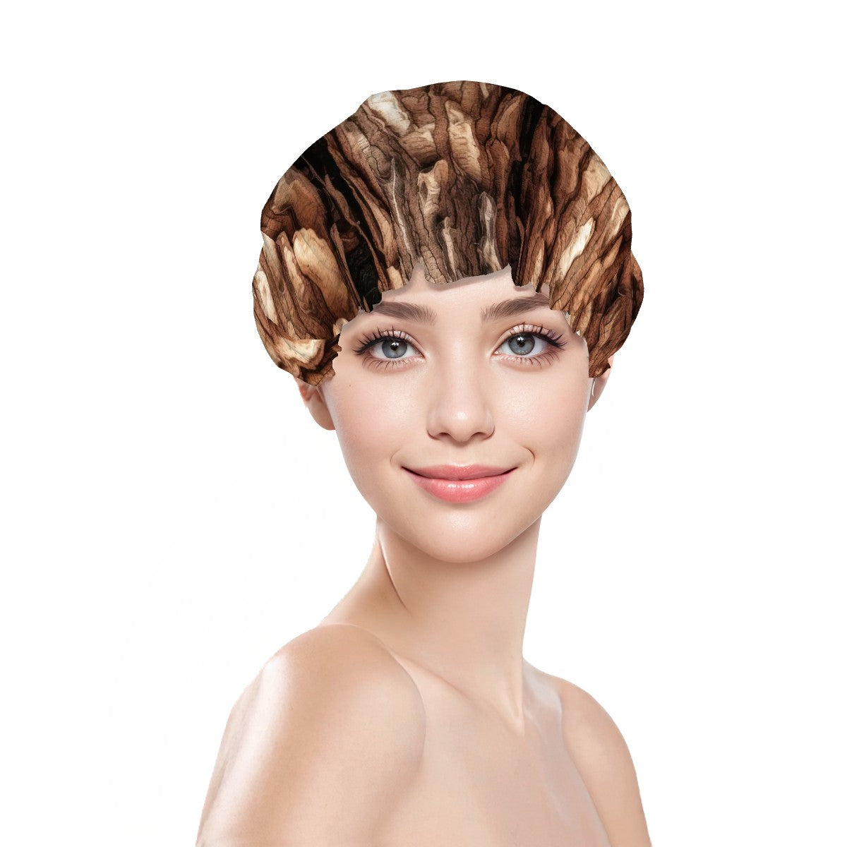 Bigfoot / Sasquatch Blowing Kiss, Reusable Shower Cap