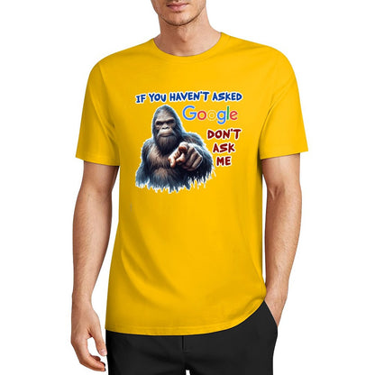 DTF 160gsm Cotton Men's Short Sleeve T-shirt (Front Printing)