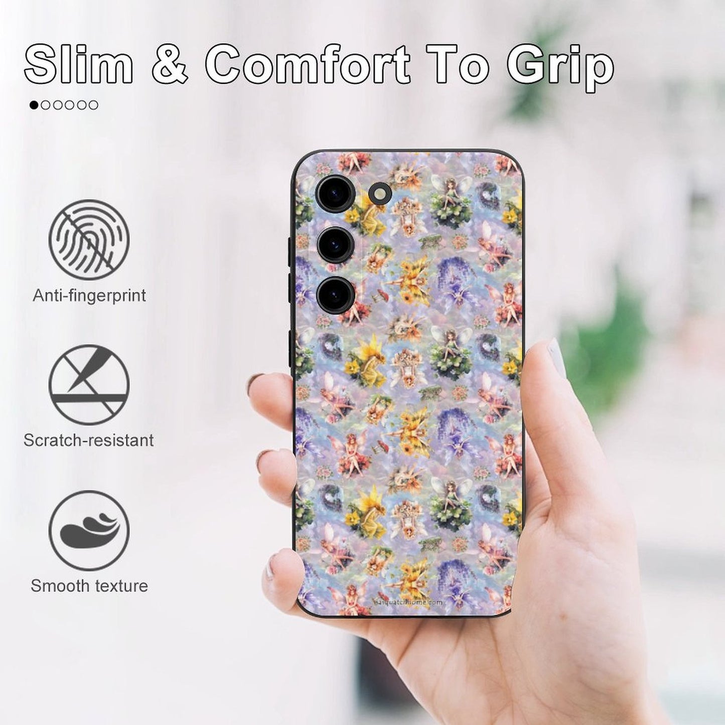 6 Fairy Designs, Samsung S23 Series TPU Cell Phone Case