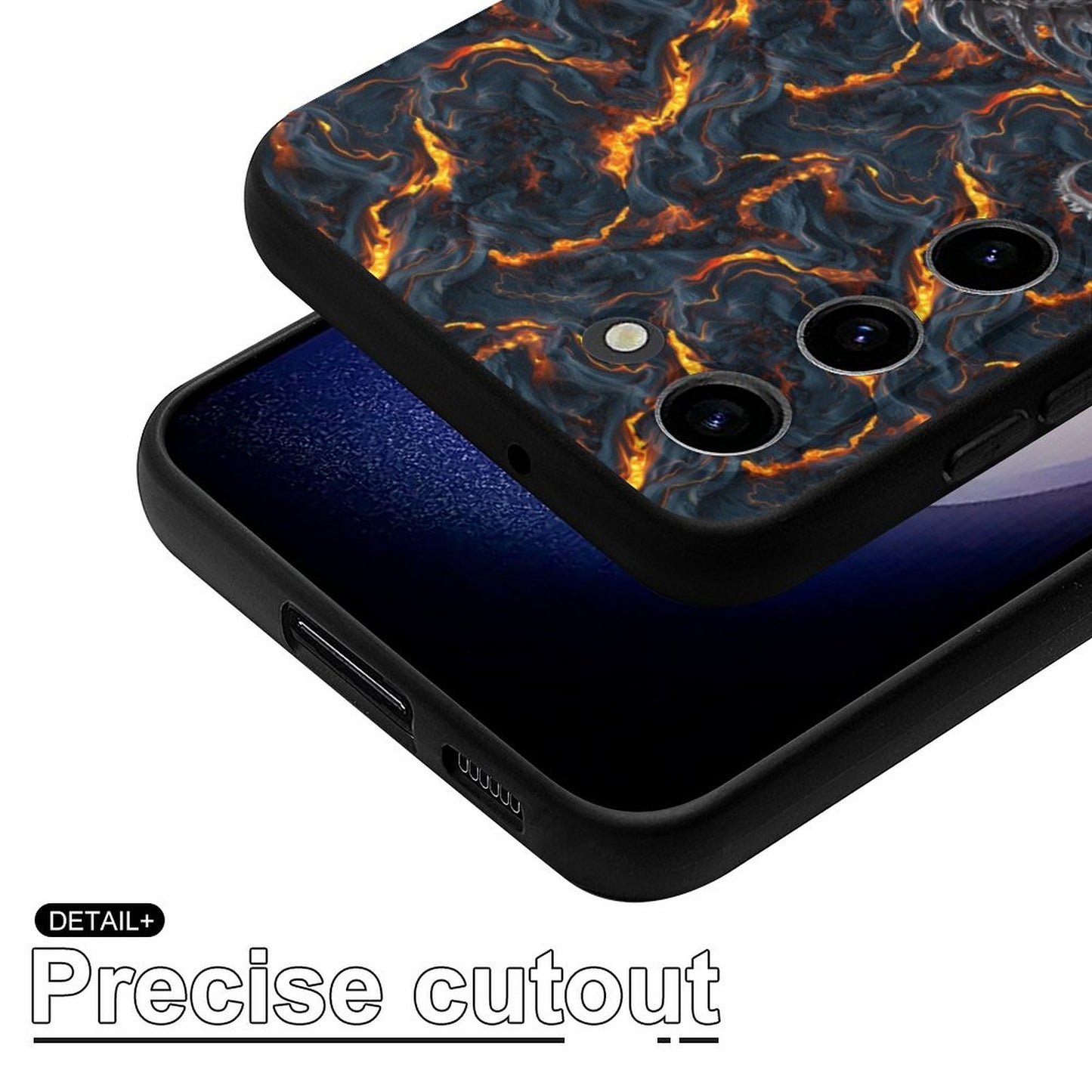 Dragon Fire, Samsung S23 Series TPU Cell Phone Case