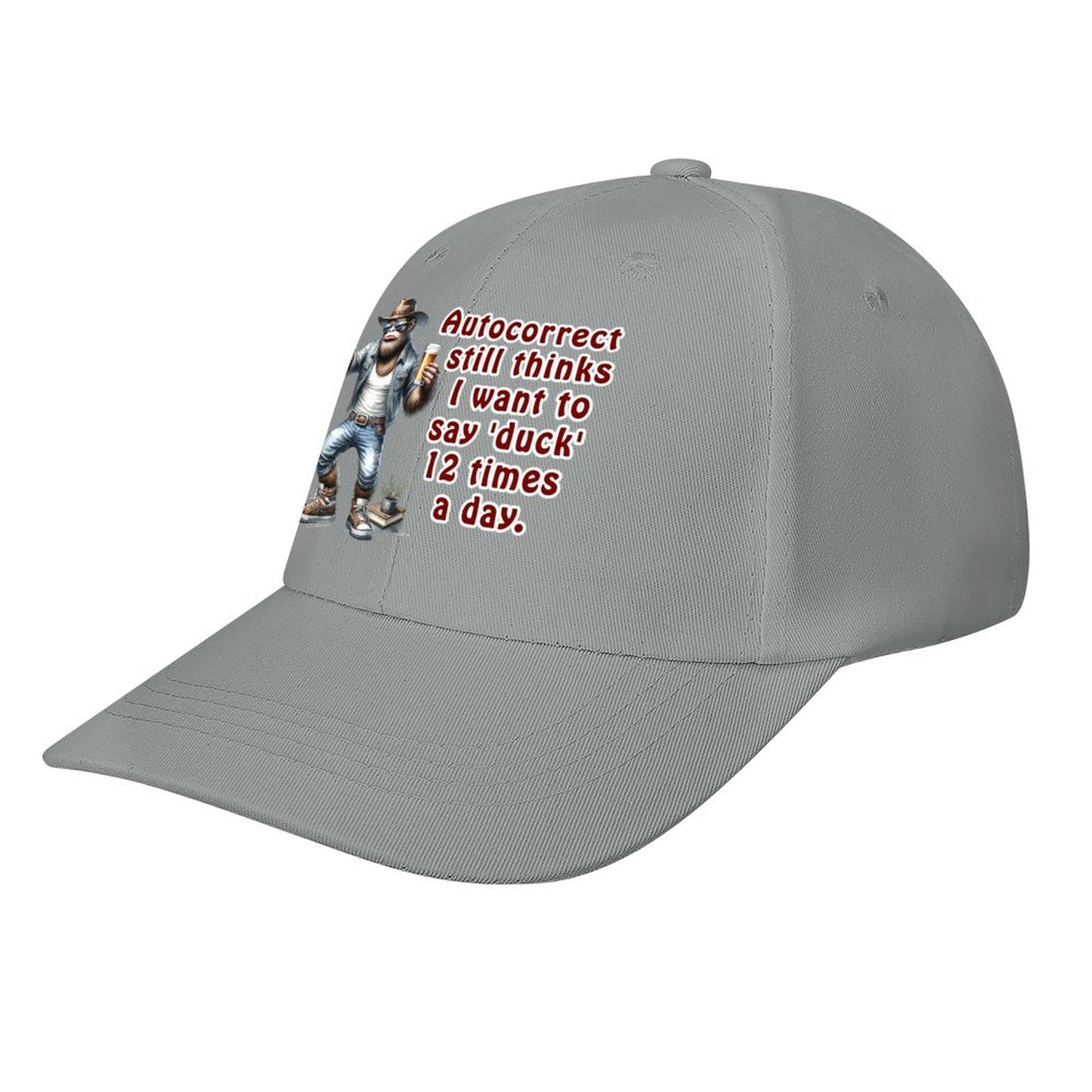 Bigfoot, Sasquatch, "Autocorrect still think..", My Baseball Cap – 8 Colors