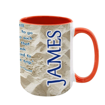 Sarcastic Sasquatch "Tact is the..", Large 15 Ounce Colorful Mugs – Made In USA