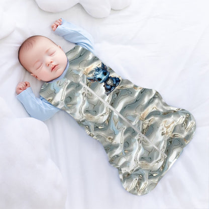 Baby Dragon on Silver Water, Sleeveless Baby Sleep Sack
