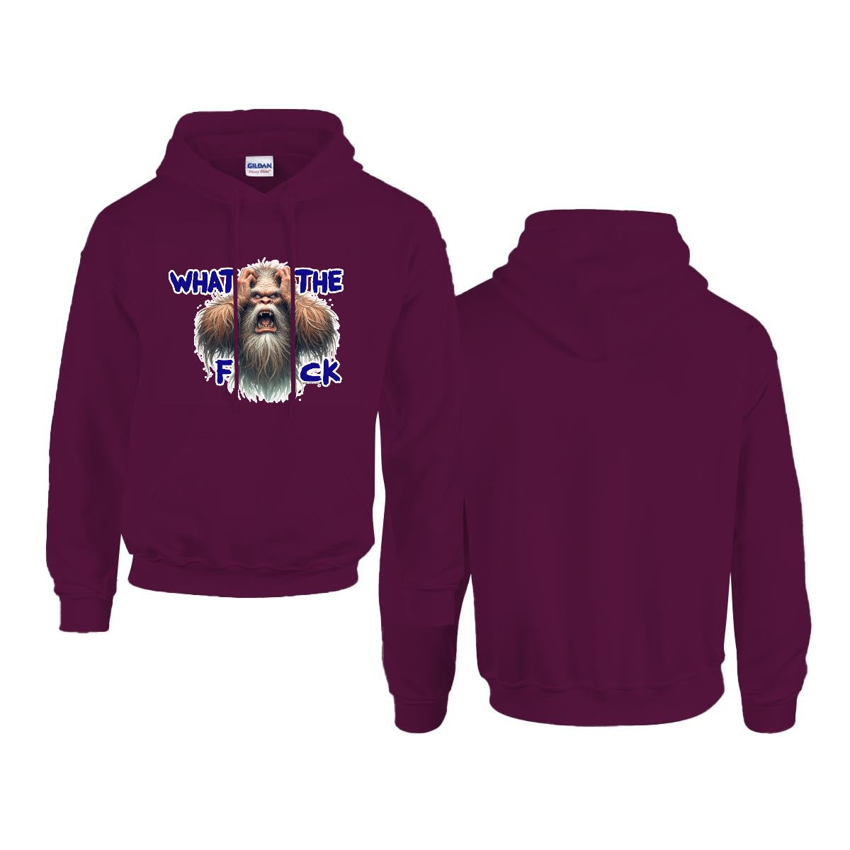 Sasquatch, Bigfoot Design, Gildan 18500 Poly-Cotton Hoodie