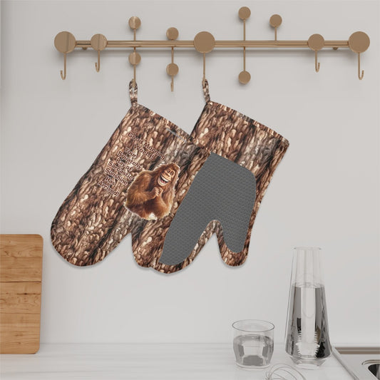 Set of 2 Silicone Heat Resistant Oven Mitts