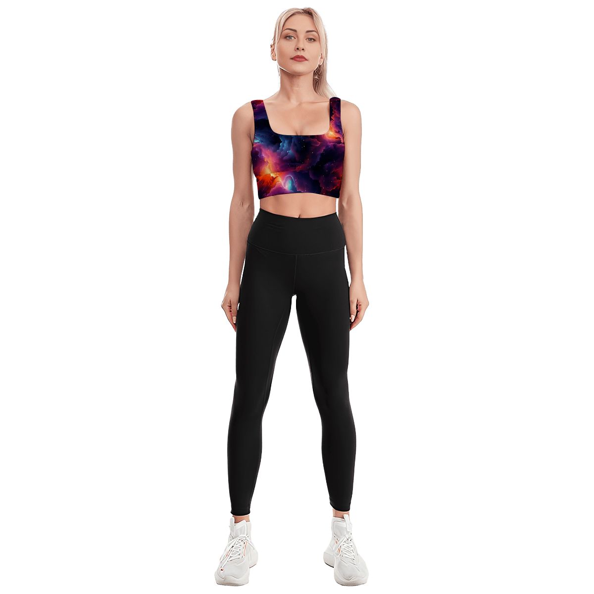 12 Outer Space / Galaxy Designs, Traditional Sports Bra, Yoga Top