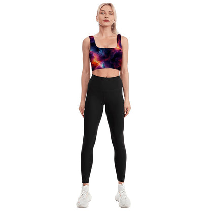 12 Outer Space / Galaxy Designs, Traditional Sports Bra, Yoga Top