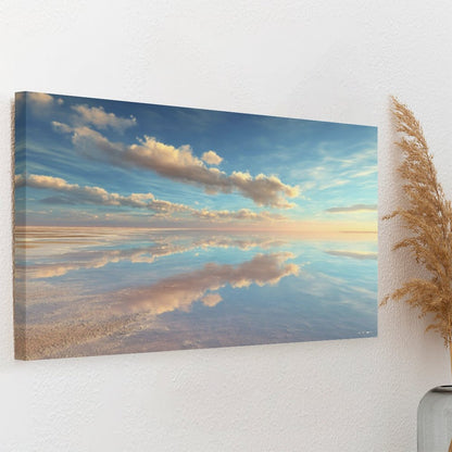 Watery Skies, Vintage Framed Canvas Art - 2 Sizes – Made in the USA