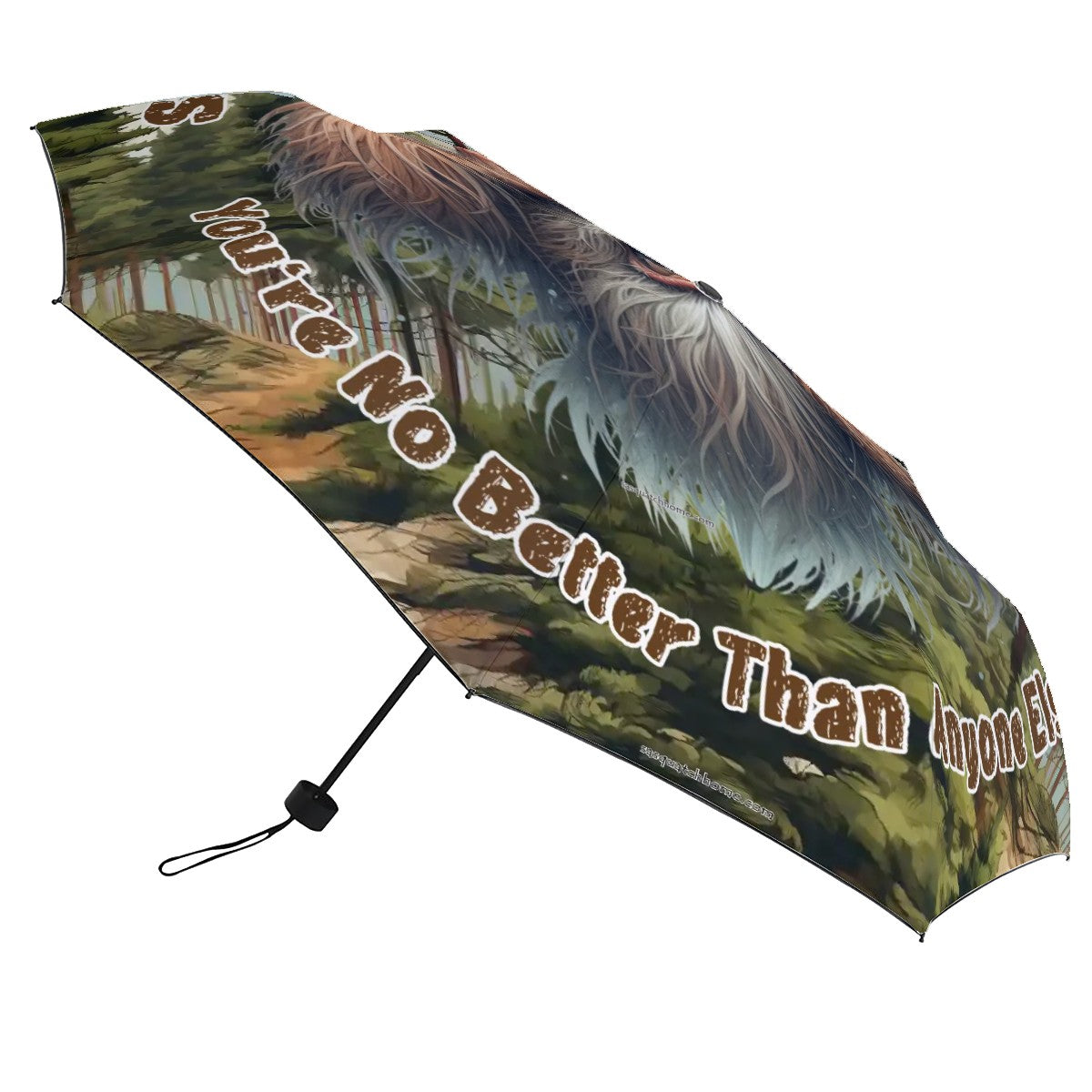 Sasquatch / Bigfoot Designs 38” UV Protection, Water Wicking Umbrella