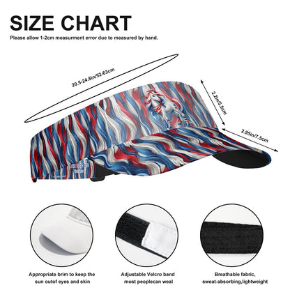 Patriot Unicorn, Sun Visor Hat