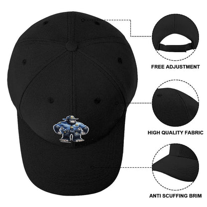 Bigfoot, Sasquatch Police Officer - Polyester Baseball Cap