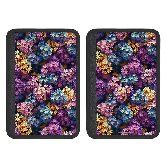 10  Flower Designs, Seat Belt Cover Pad For Adults 2 Pcs