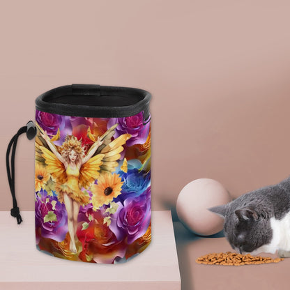 Fairy On Roses Pet Toy & Treat Pouch / Purse