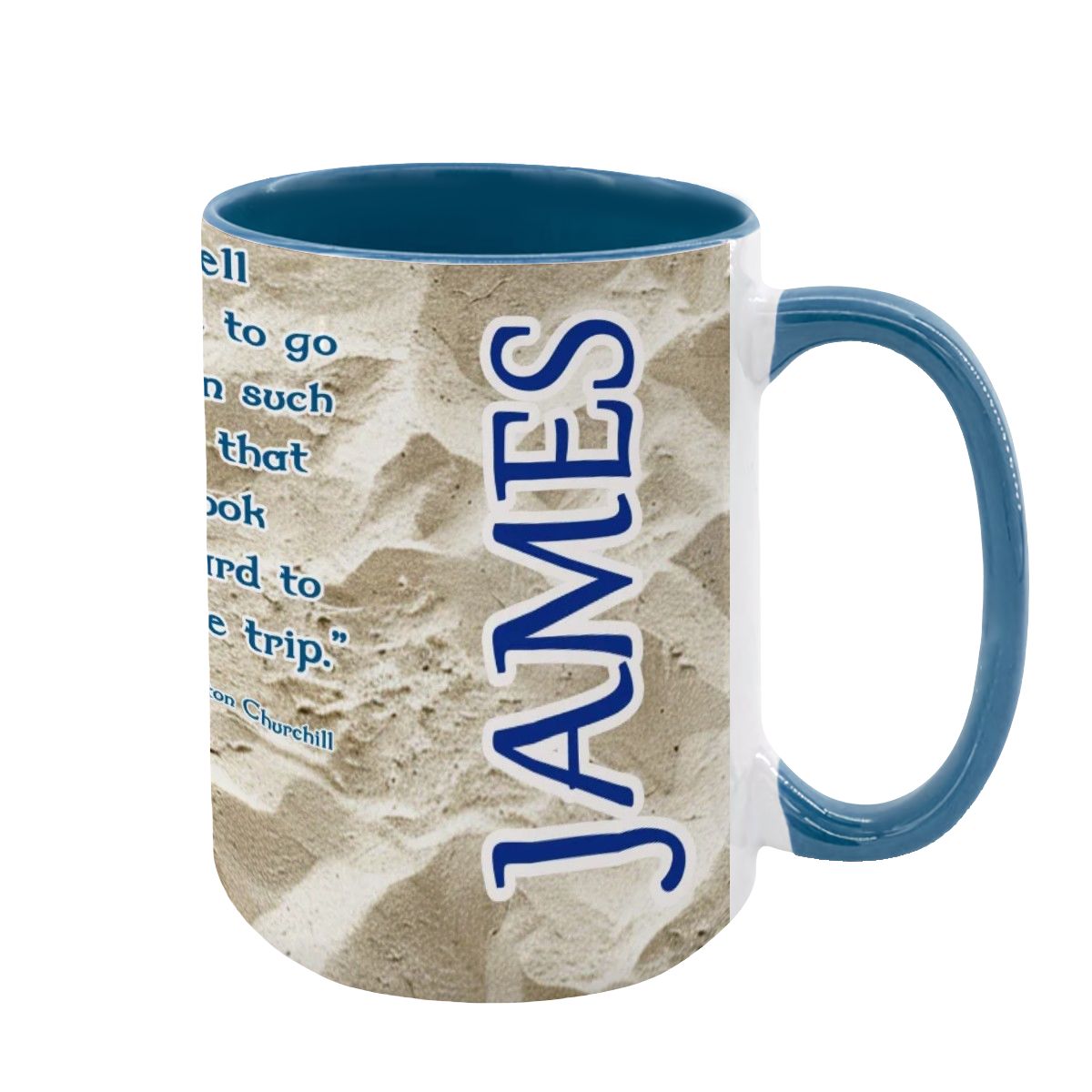 Sarcastic Sasquatch "Tact is the..", Large 15 Ounce Colorful Mugs – Made In USA