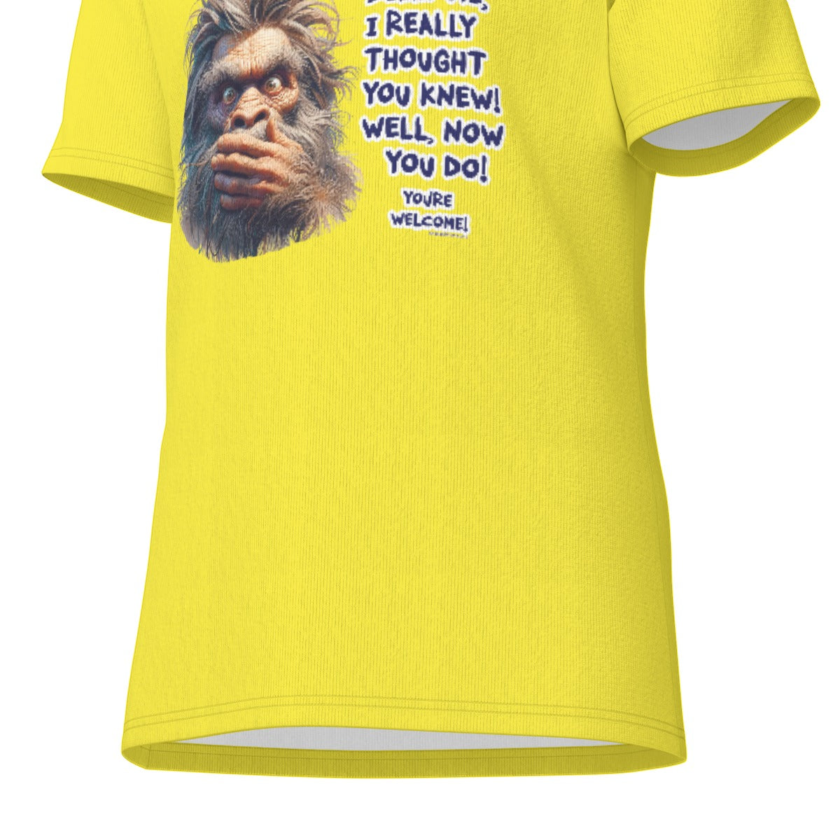 Bigfoot / Sasquatch "I'm sorry I called..", Unisex Short Sleeve O-Neck Cotton T Shirt