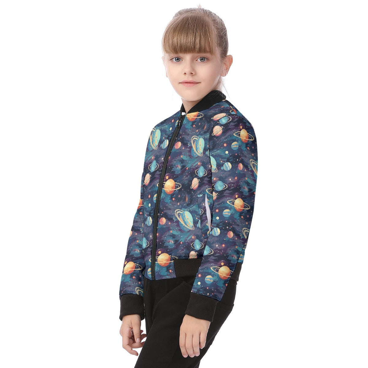 12 Galaxy / Outer Space Designs, Kid’s Bomber Jacket
