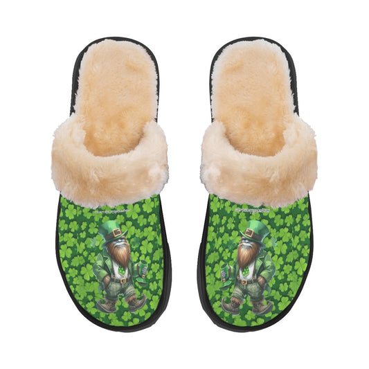 St Patrick Sasquatch, Men’s Plush, Fuzzy Slippers