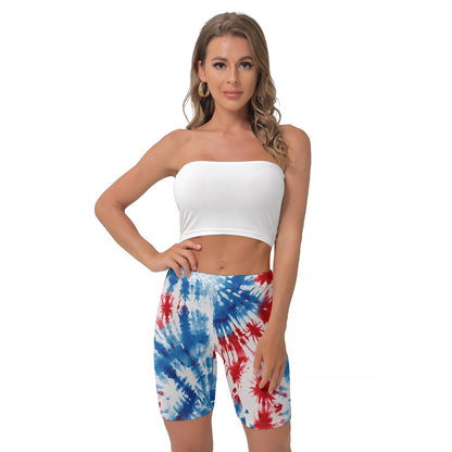 9 Tie Dye Designs, Women’s Thigh High Shorts