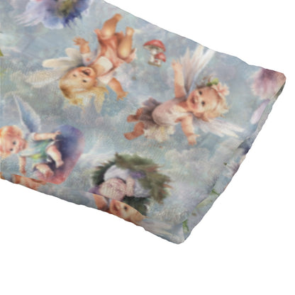 6 Fairy Designs, Flannel Hooded bathrobe