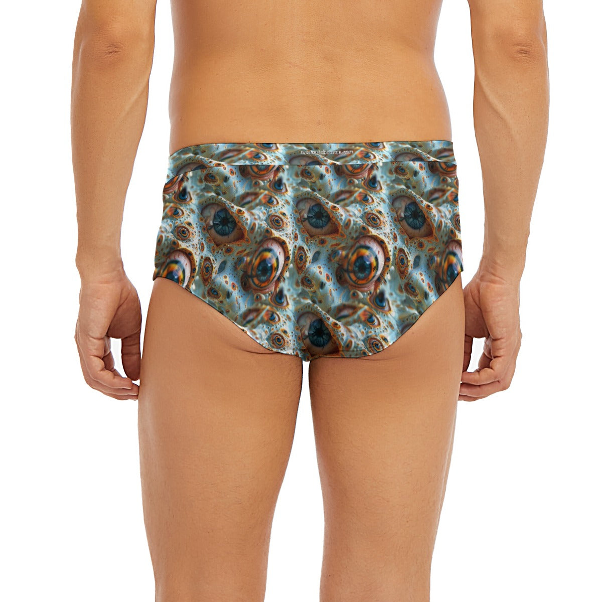 Psychedelic Eyes, Men’s Polyester Triangle, Low Rise Underwear