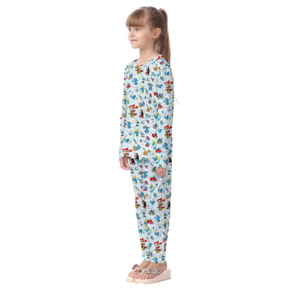 BEAUTIFUL Unique 20 DESIGNS Children Pajama Long 2 Piece Set. Set 2 of 2