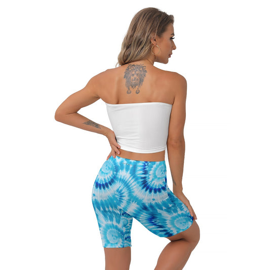 10 Tie Dye Designs, Women’s Thigh High Shorts