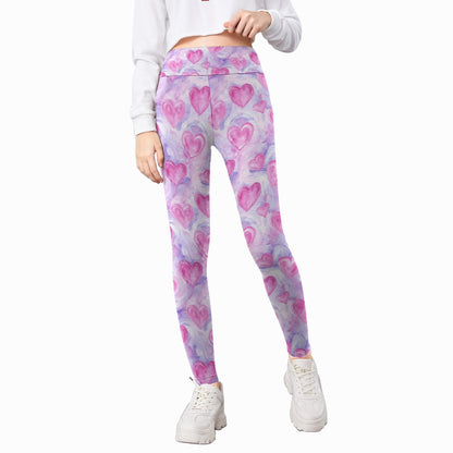 Heart Design, Kid’s Leggings