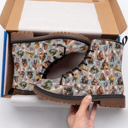 10 Bigfoot / Sasquatch Designs, Men’s Martin Short Boots