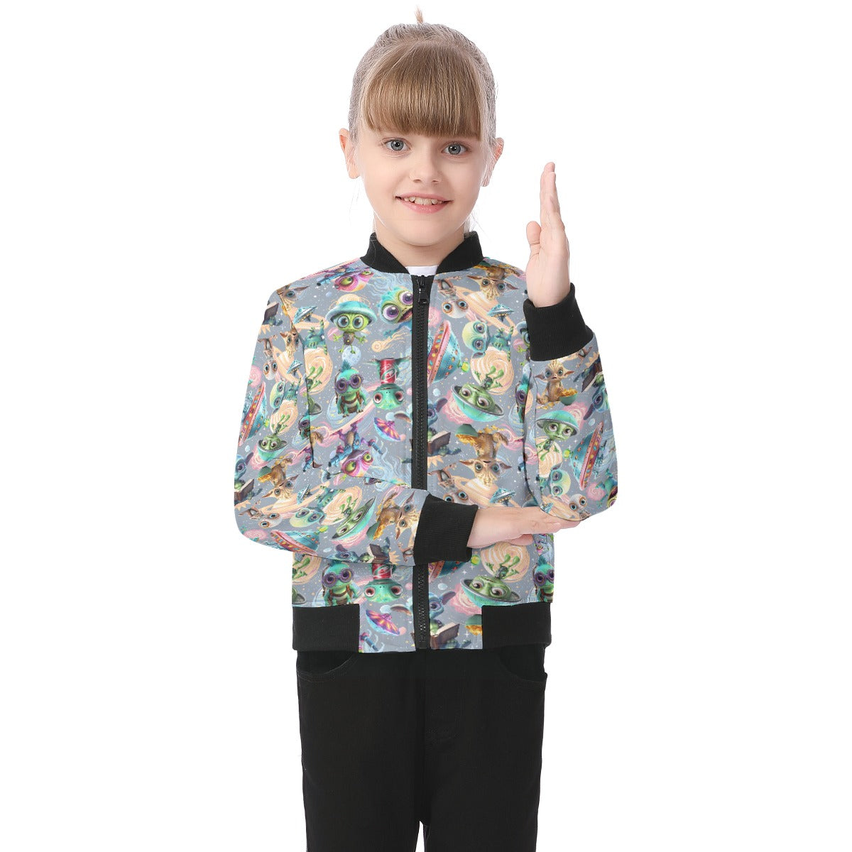 6 Alien Designs, Kid’s Bomber Jacket