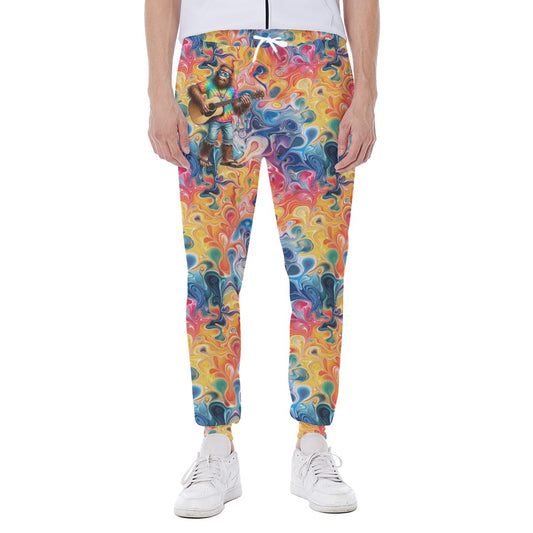 Hippie Bigfoot / Sasquatch, Men’s Sweatpants w/ Back Pocket