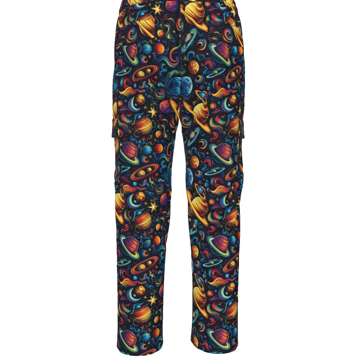 12 Galaxy / Outer Space Designs, Men’s Cargo Pants w/ Pockets