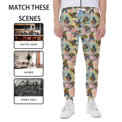 10 Bigfoot / Sasquatch Designs, Men’s Sweatpants w/ Back Pocket