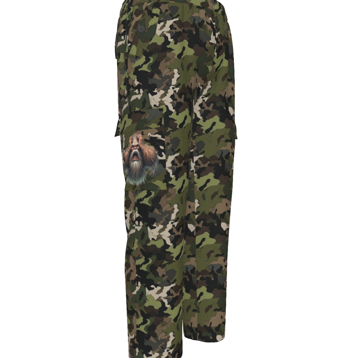 Bigfoot / Sasquatch Camo, Men’s Cargo Pants w/ Pockets