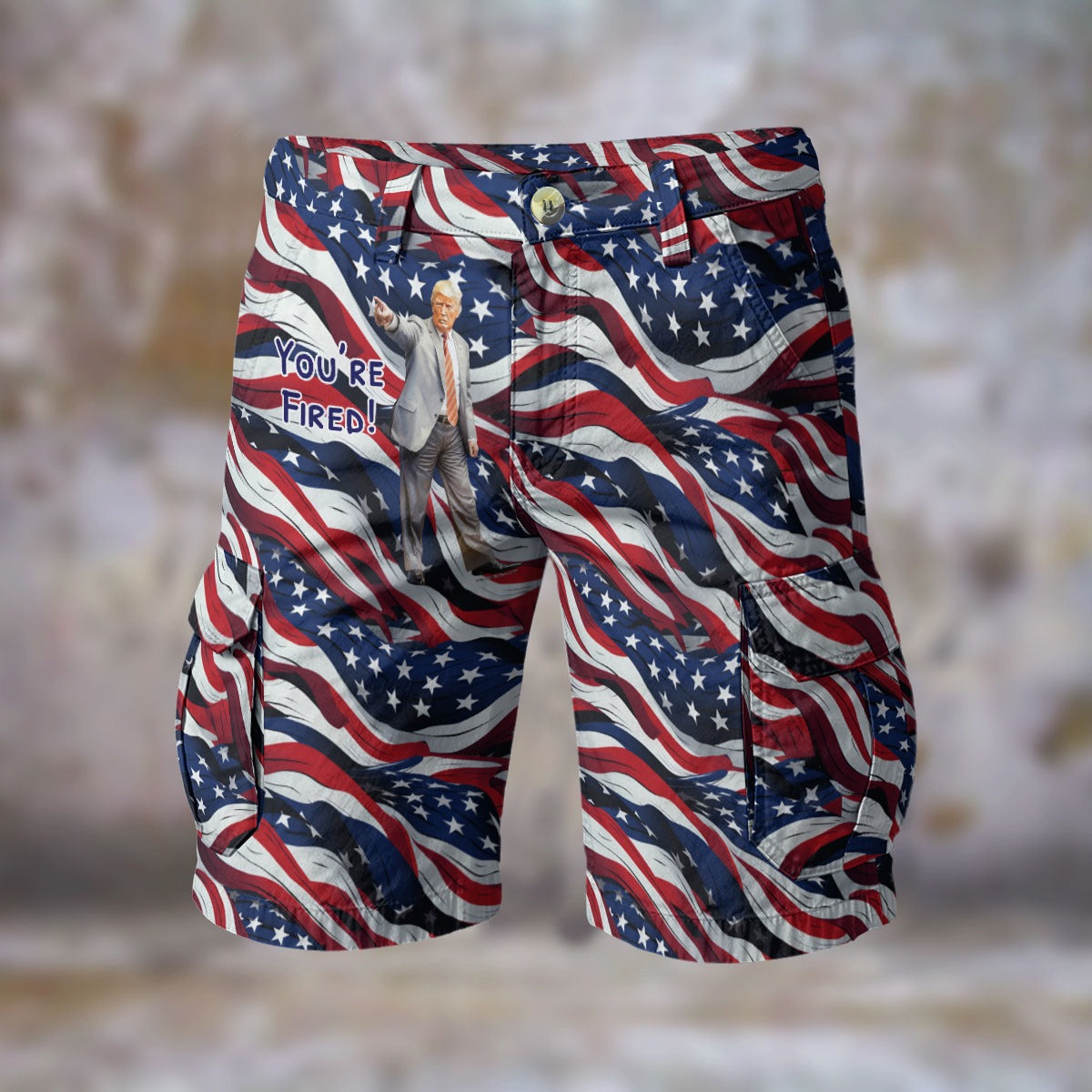 American Flag, Men’s Cargo Shorts