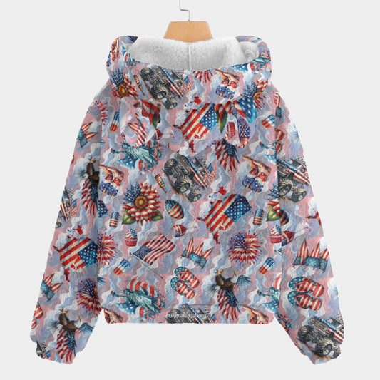 8 Patriot Designs, Kid’s Borg Fleece Sweatshirt With Ears